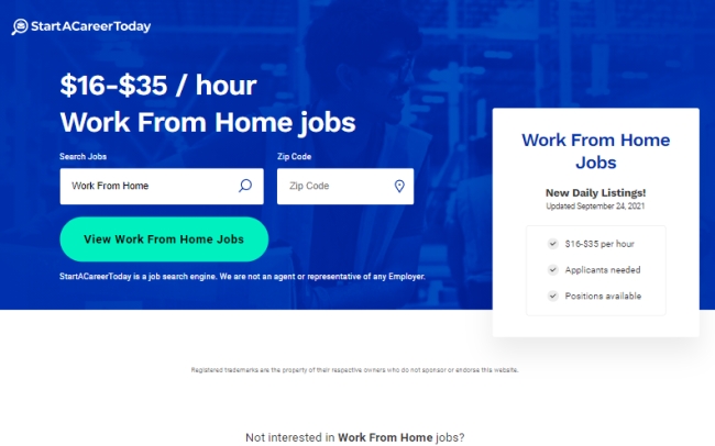 work from home